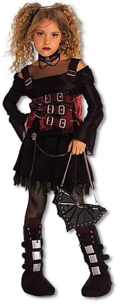 Gothic Girl Kinderkostüm S