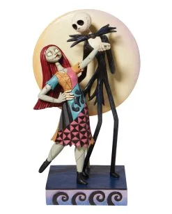A Moonlite Dance - Jack Skellington & Sally Figur 23cm