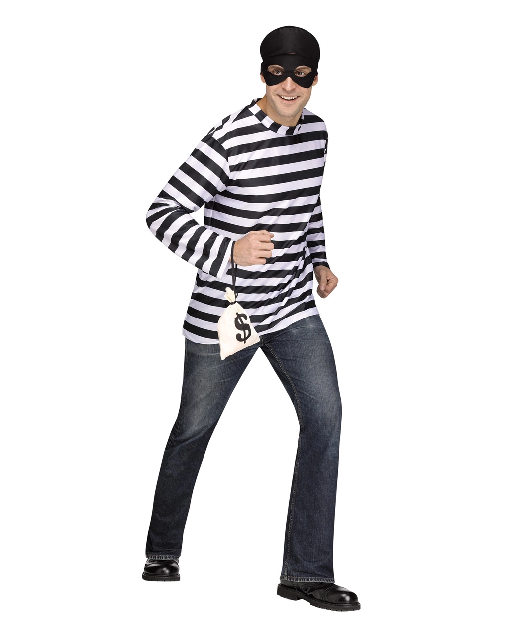 Bankräuber Kostüm Für Herren