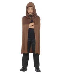 Kapuzenumhang Für Kinder Braun