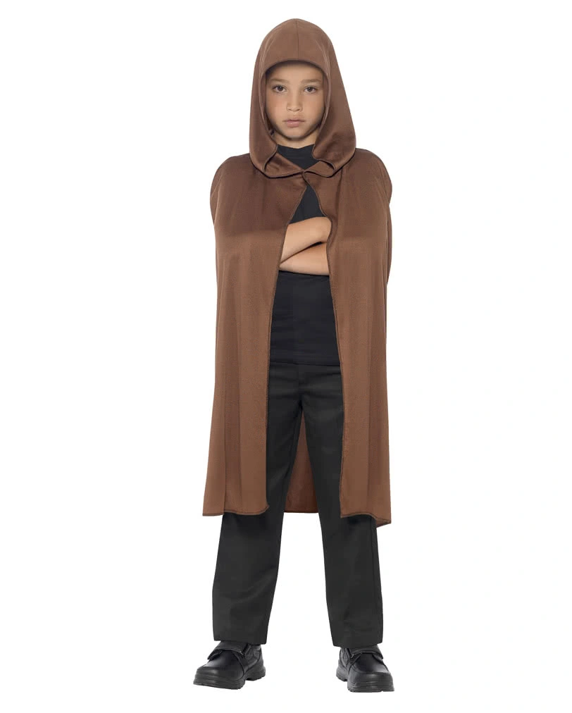 Kapuzenumhang Für Kinder Braun