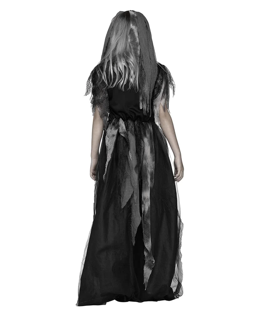Friedhofs Braut Kinderkostüm Mit Schleier – Bild 2