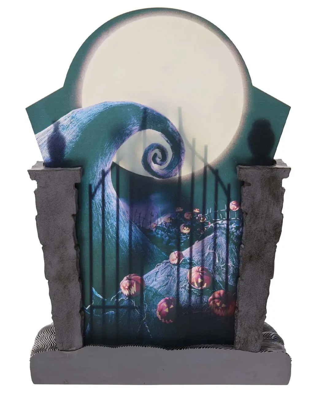 Jack & Sally Am Tor Figur Mit LED 22cm – Bild 5