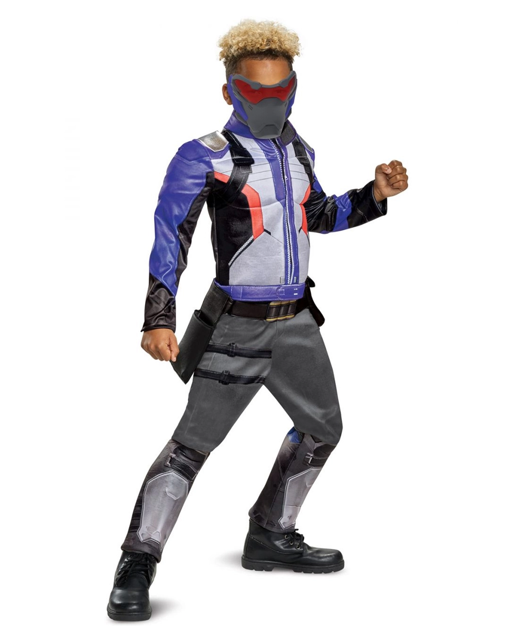 Overwatch Soldier 76 Kinder Muskelkostüm