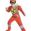 Red Power Ranger Dino Charge Kleinkinder Kostüm