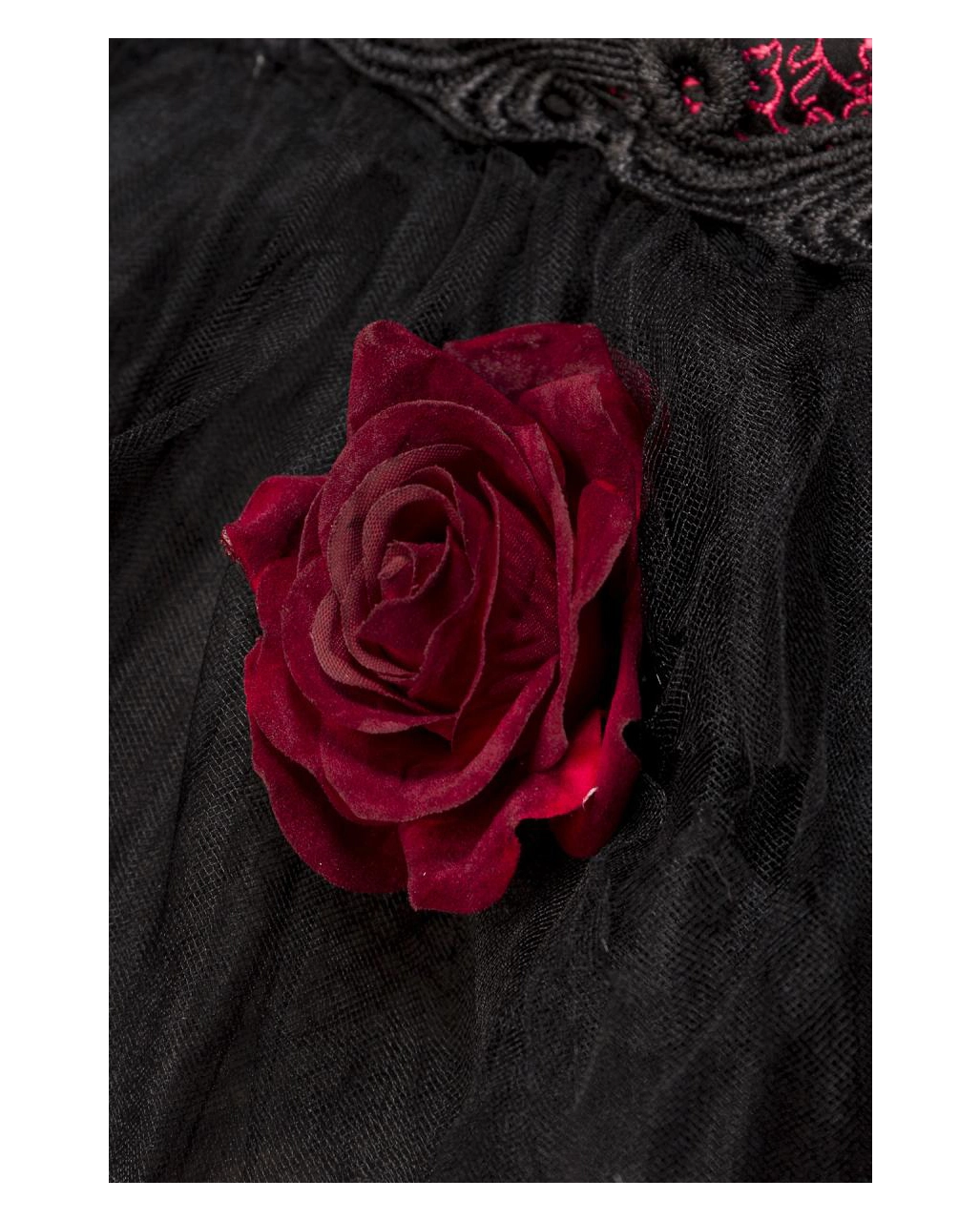 Rose Devil Kostüm Mit Flügel – Bild 3