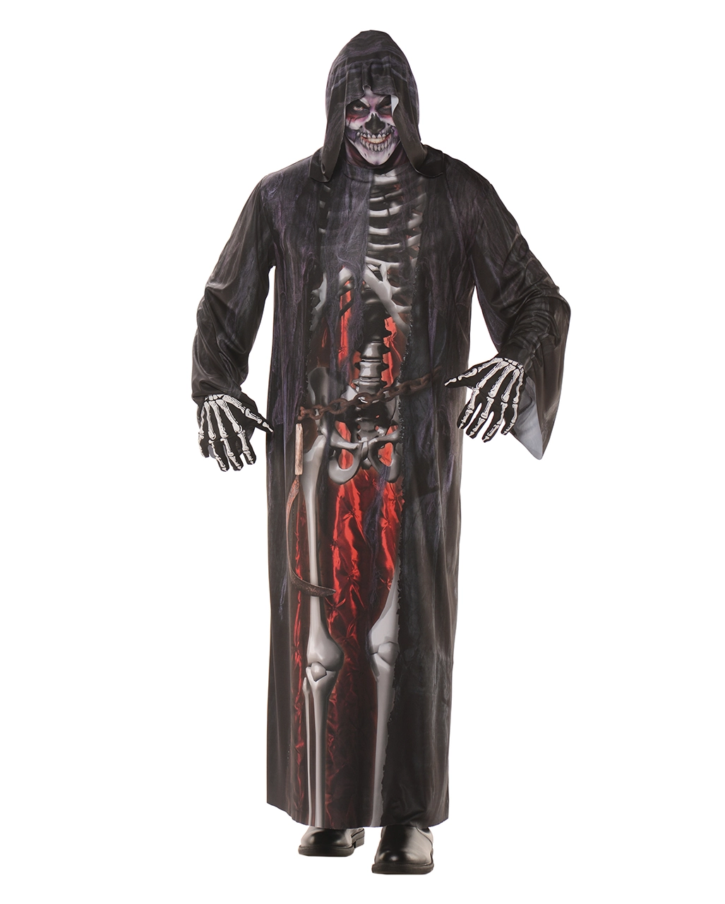 Grim Reaper Robe Mit Fotodruck