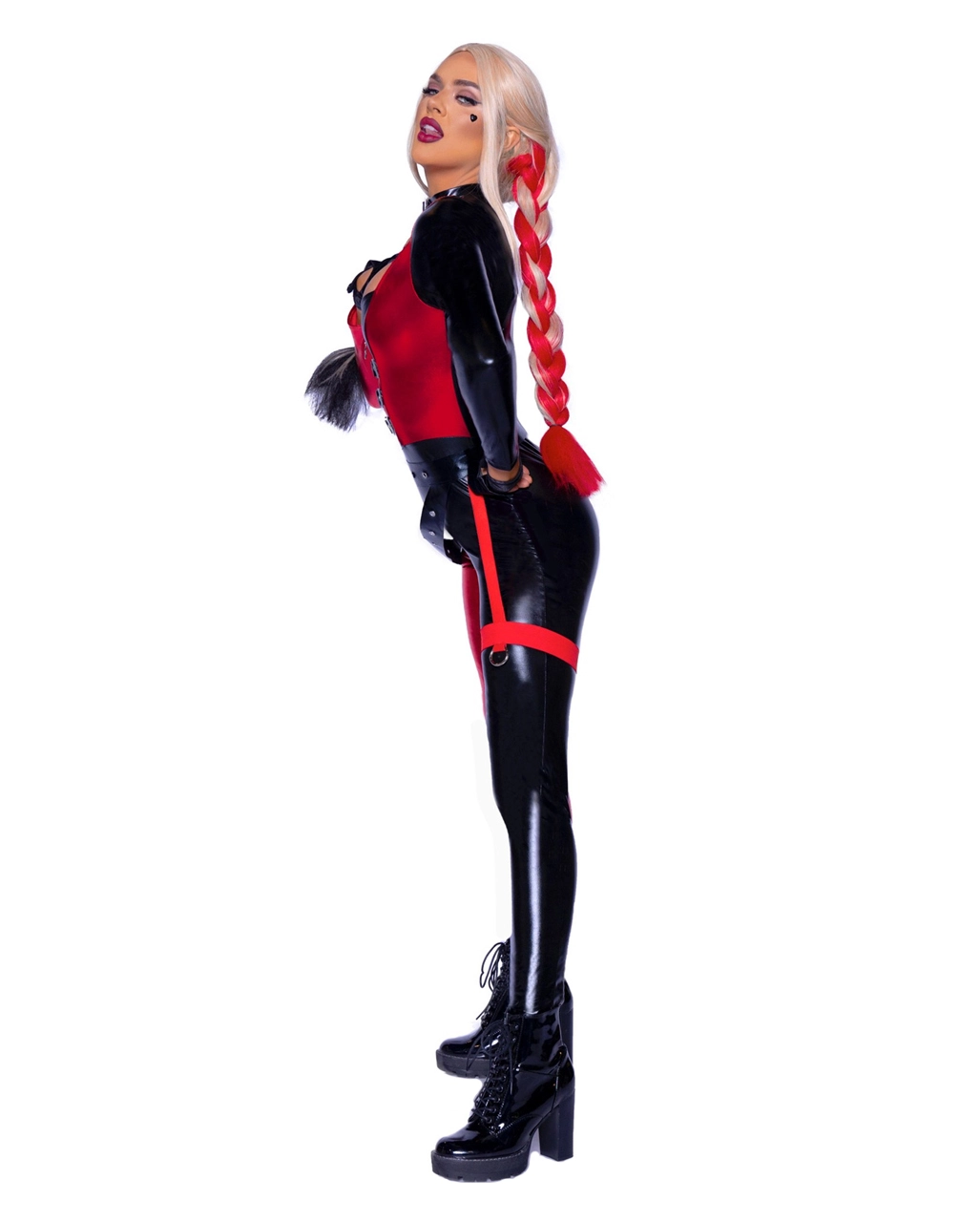 Sexy Harley Catsuit Kostüm – Bild 4