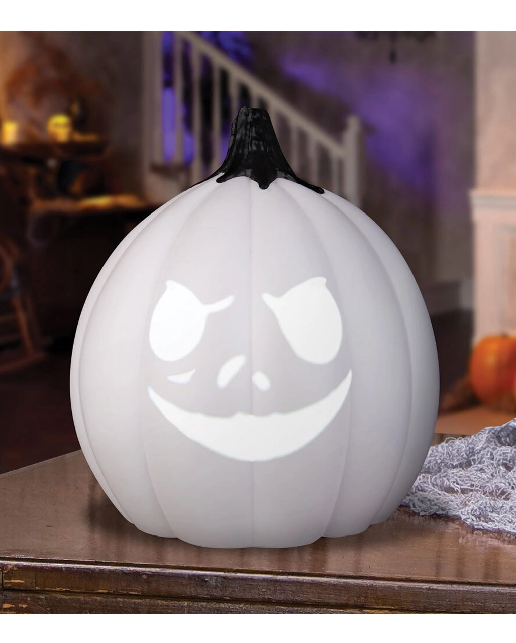 Singender Jack Skellington Kürbis 25cm – Bild 2