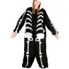 Skelett Onesie Damen Mit Kapuze