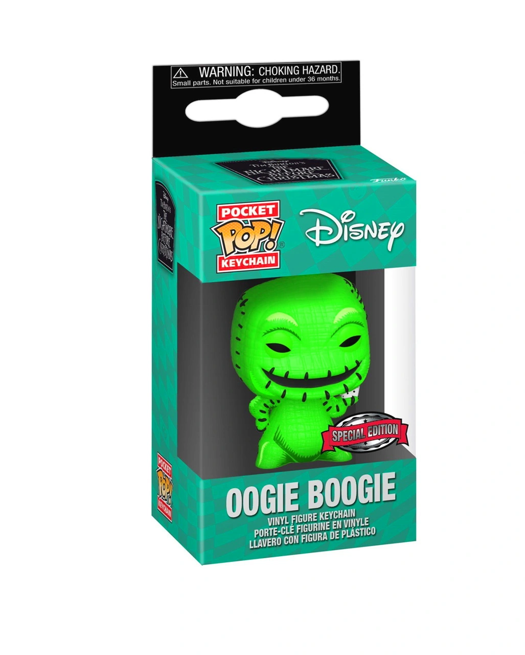 TNBC- Oogie Boogie Funko POP! Blacklight Keychain – Bild 2