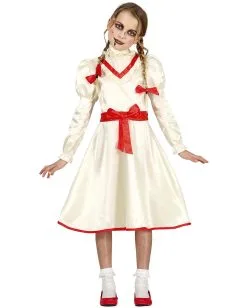 Verfluchte Puppe Halloween Kostüm Kinder