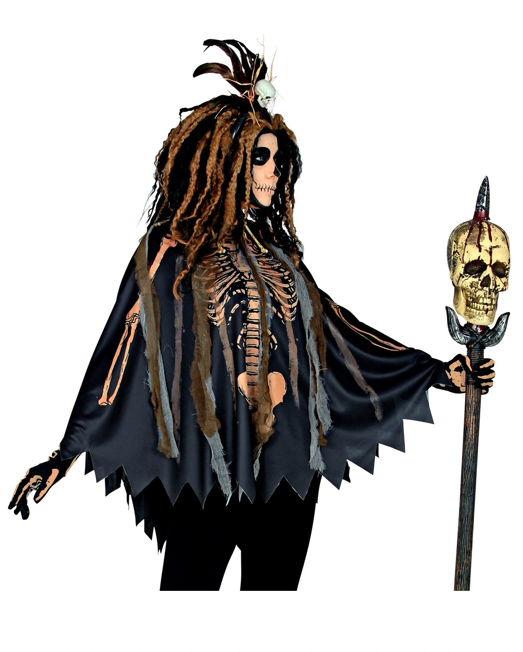 Voodoo Priesterin Poncho – Bild 2
