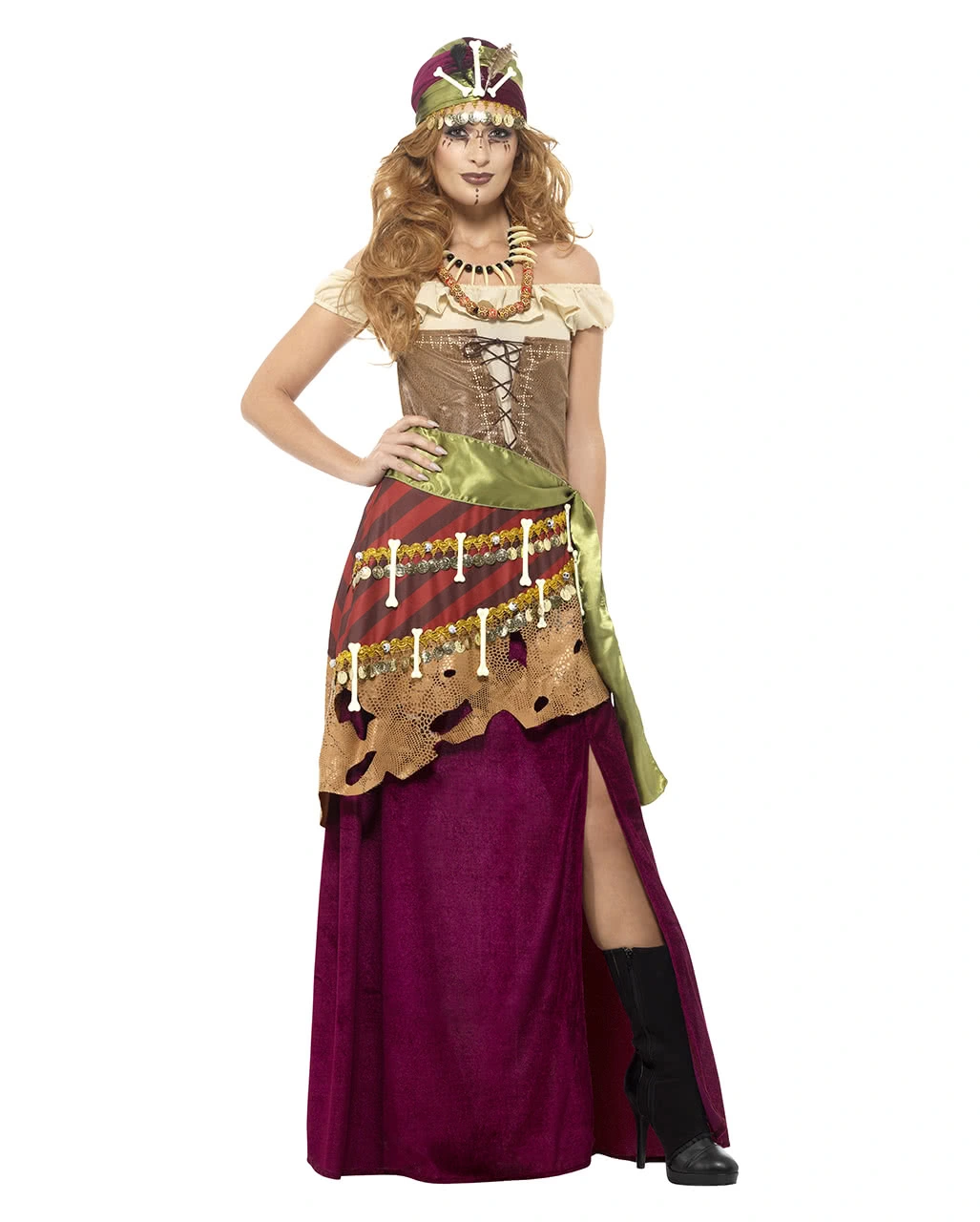 Voodoo Witch Damenkostüm Deluxe